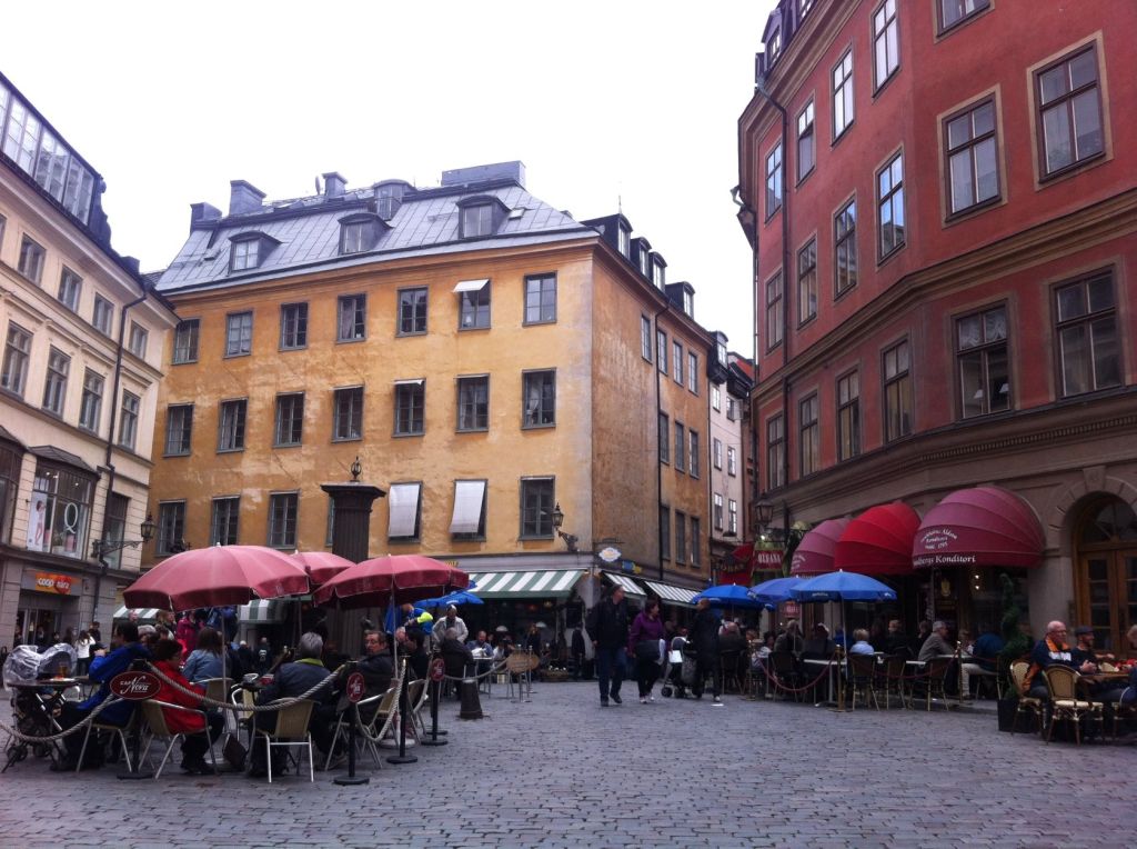 Picture of cafes around Gamla Stan